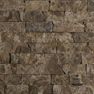 Фасадный камень Полоса - Мрамор Emperador Dark