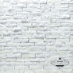 Фасадный камень Полоса - Мрамор Carrara