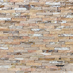 Фасадный камень Полоса - Оникс Orange