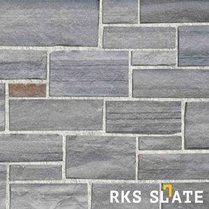Фасадный облицовочный камень Grey Quartz Strips