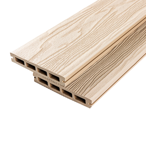 Террасная доска из ДПК Террапол, Смарт 3D, Дуб Белёный