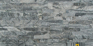 Камень для стен интерьера купить 3D панели Мрамор RKS Slate Woody Grey Classic фото после ремонта (2)