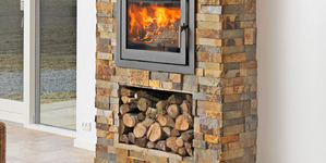 Камин облицованный камнем заказать 3D панели RKS SLATE Сланец Dark Multicolor Modern (1)