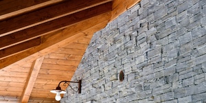 Каменный фасад из природного камня 3D панель RKS SLATE Кварцит Grey Quartz Country (4)