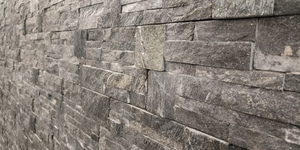 Отделка стен камнем наружных и внутренних 3D панели RKS SLATE Сланец Black Quartz Modern (1)
