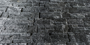 Отделка стен камнем наружных и внутренних 3D панели RKS SLATE Сланец Black Quartz Modern (5)