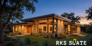 Для облицовки фасада дома используй Кварцит Beige Quartz Country