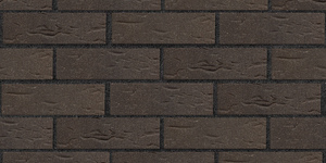 Клинкерный кирпич ЛСР Лиссабонтёмно-красный, Винтаж, 0,7НФ на черном шве