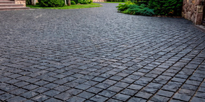 Брусчатка колотая RKS Slate Belgian Black 100х100 мм