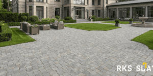 Брусчатка RKS Slate Belgian Grey 100х100 мм мощение (1)