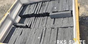 Брусчатка RKS Slate Belgian Black Ригель 320х80 мм (фото с карьера) (9)
