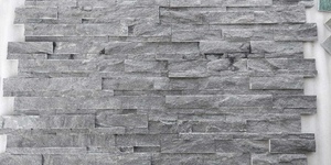 3D мозаика из камня RKS SLATE Кварцит Monsoon Black Rockface (образцы) (2)