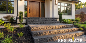 Cтупени из камня RKS SLATE Belgian Black