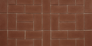 Клинкер тротуарный ЛСР Эдинбург, тёмно-красный 0