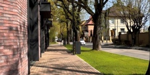 Клинкер тротуарный ЛСР Глазго, темно-красный флэш 21