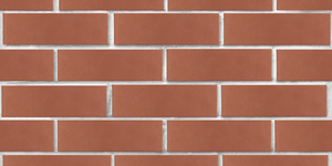 Кирпич облицовочный ЛСР, тёмно-красный, гладкий, 1НФ на белом шве