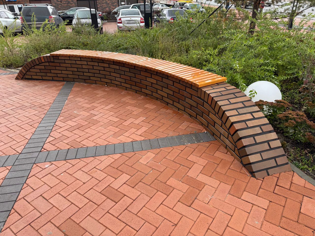 Клинкер тротуарный ЛСР "Эдинбург", тёмно-красный 13