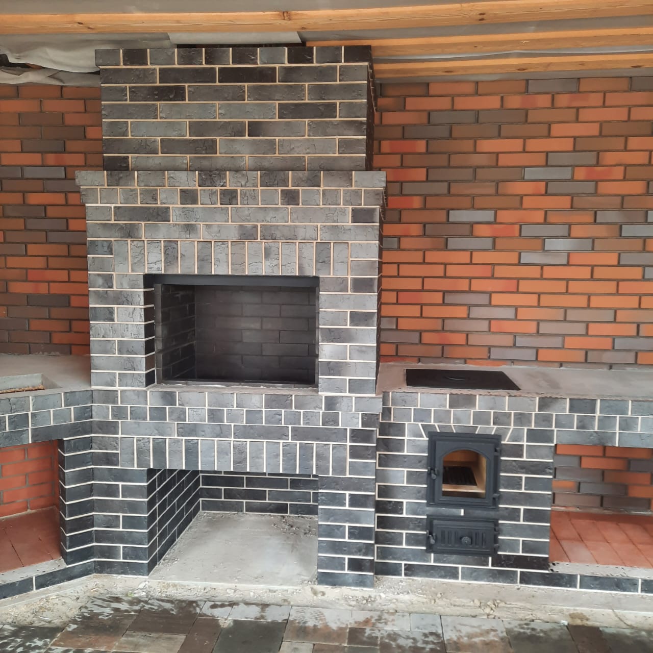 Кирпич огнеупорный Montenegro SHA 5 Black Argentum 230x114x65 мм 8