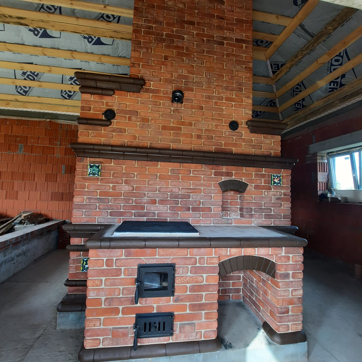 Кирпич печной 0,5 NF "Temple Brick" Маркс 19