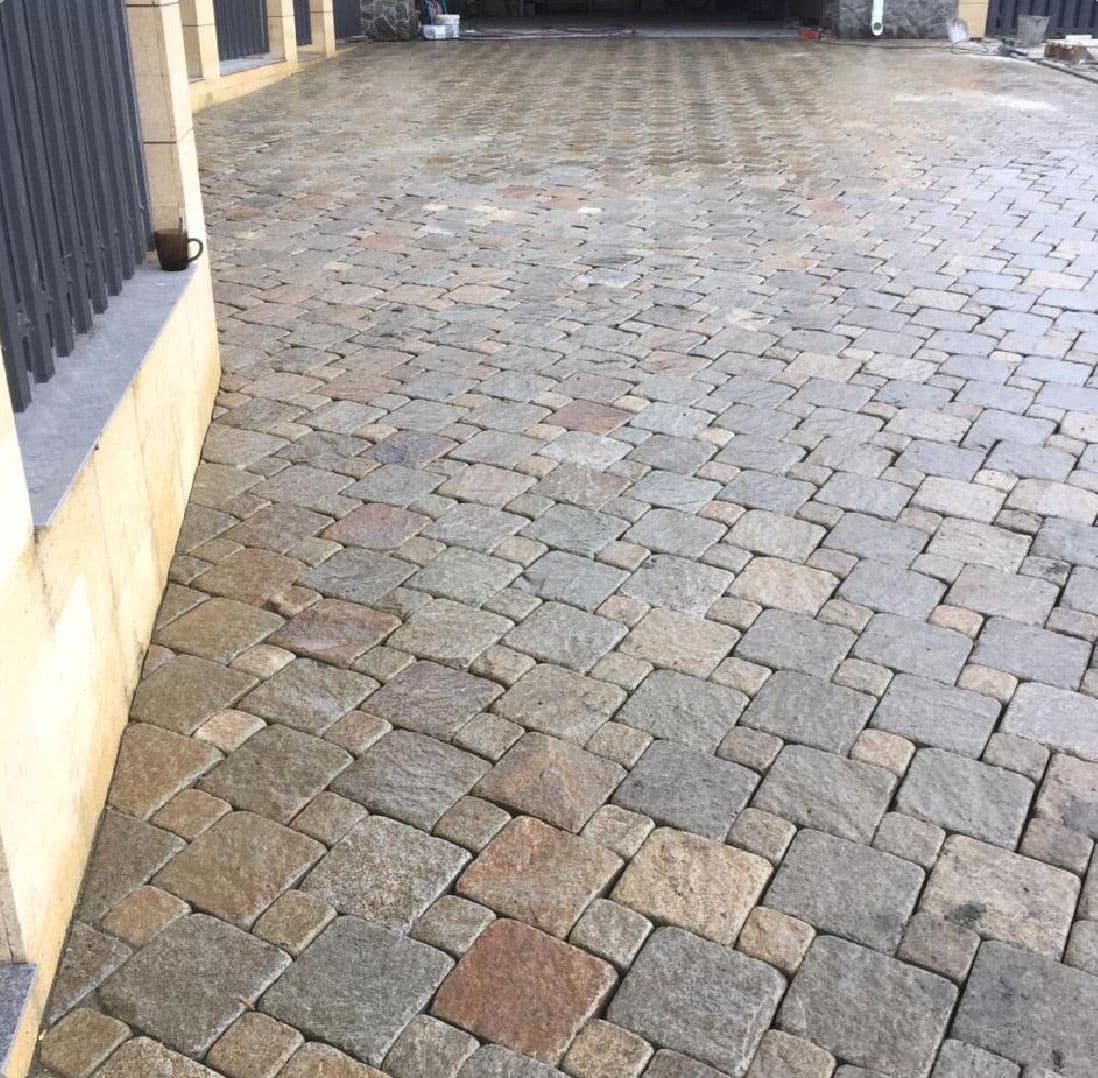 Гранитная брусчатка RKS Slate Vermont 200x200 мм1
