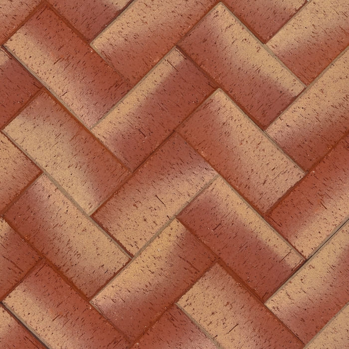 Клинкер тротуарный ЛСР красный "Канны" Золото Классик в Белгороде