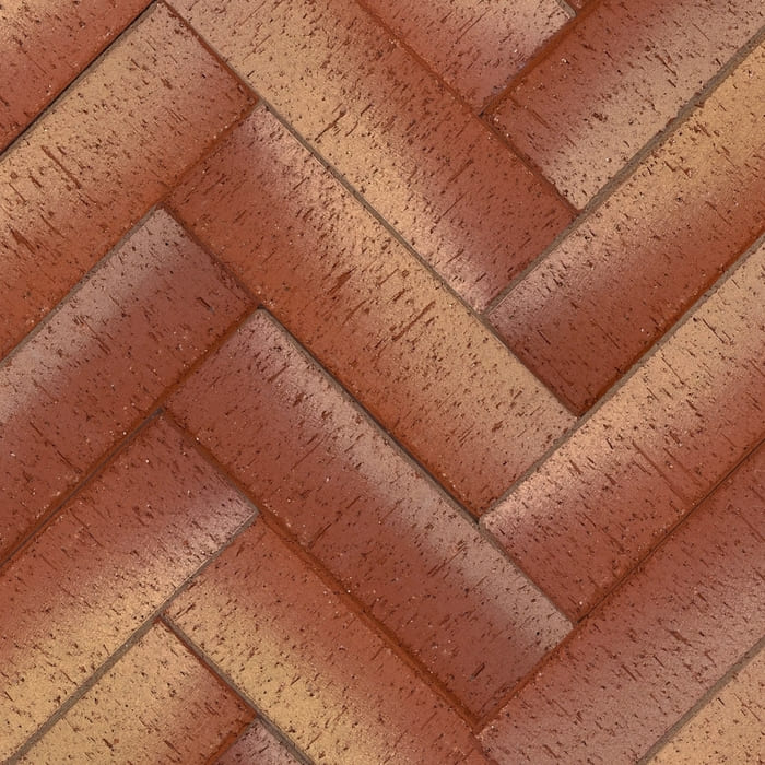 Клинкер тротуарный ЛСР красный "Канны" Золото Лонг в Белгороде