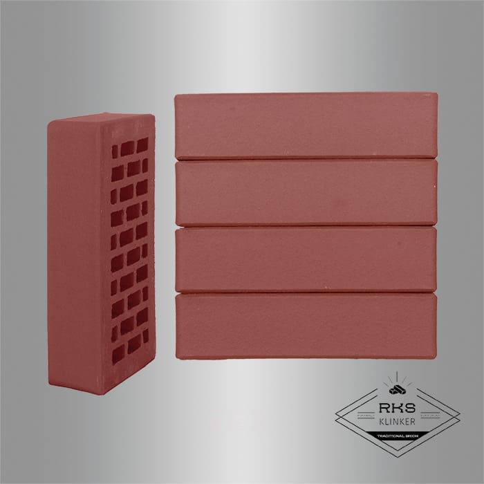 Кирпич облицовочный ЛСР, Винный, Гладкий, 1НФ в Белгороде