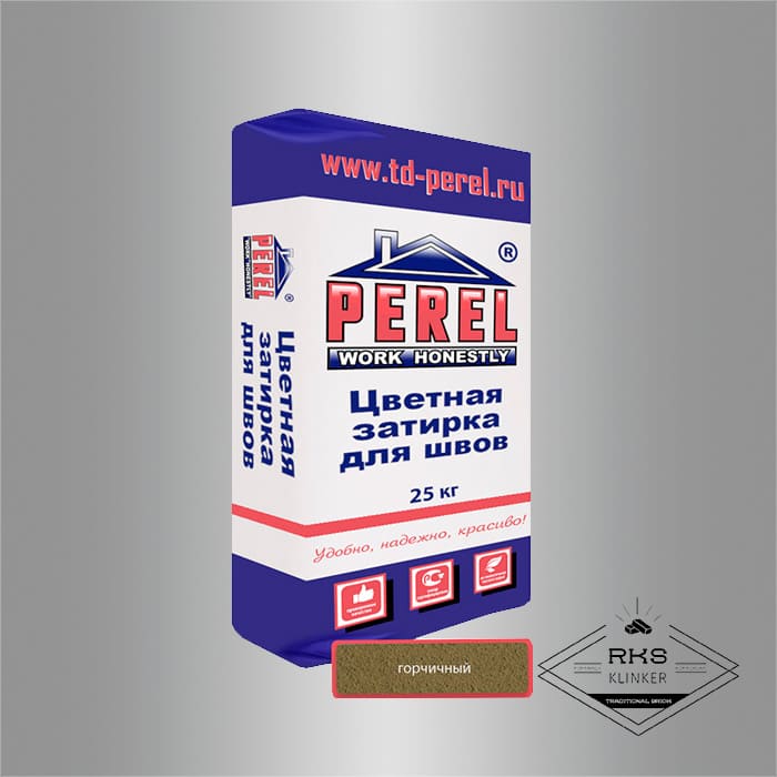 Зимняя затирочная смесь Perel RL 36/горчичная в Белгороде
