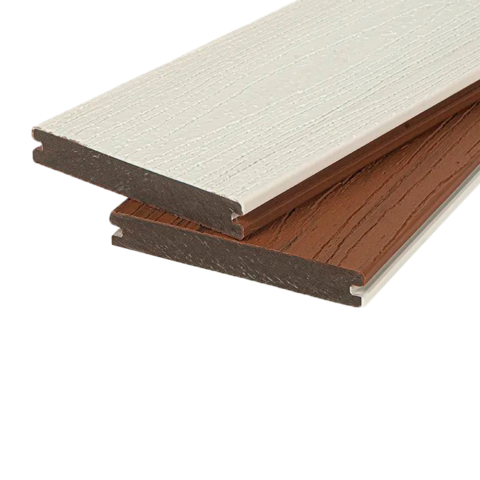 Террасная доска из ДПК Dual POLIVAN GROUP,Solid Co-Extrusion,White в Белгороде