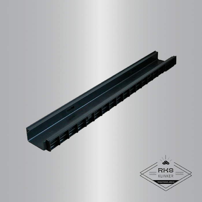 Лоток водоотводный PolyMax Basic пластиковый DN 100, H55 в Белгороде