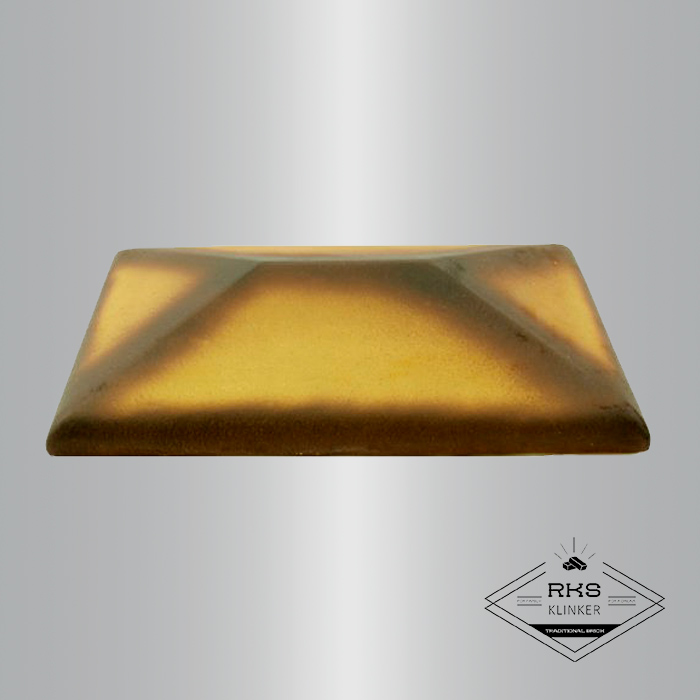 Клинкерный колпак на столб ZG Clinker, СР 300х425 мм, жёлтый тушевой в Белгороде