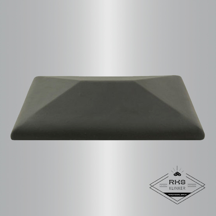 Клинкерный колпак на столб ZG Clinker, СР 300х425 мм, графит в Белгороде