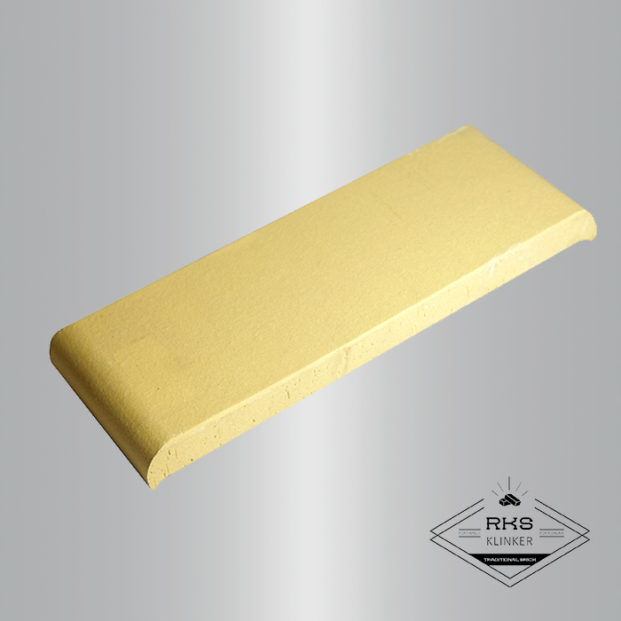Парапетная плитка ZG Clinker, КР20 190x110x25 мм, Жёлтая в Белгороде