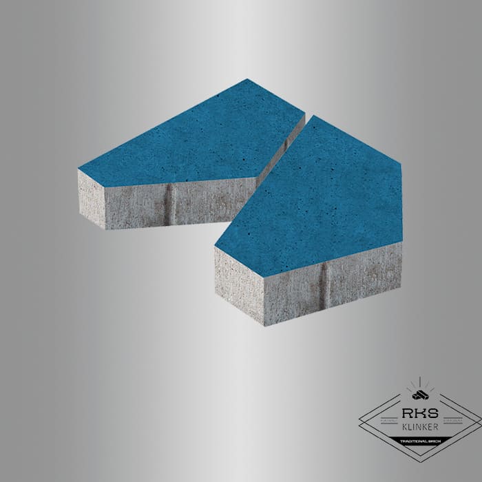 Плитка тротуарная БелАрБет, Полигональ, Синий купить в Белгороде — RKS KLINKER Плитка тротуарная БелАрБет, Полигональ, Синий в Белгороде