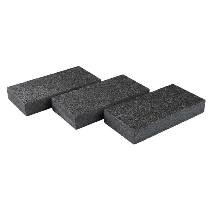 Гранитная брусчатка RKS SLATE Gabbro (Габбро) Пиленая, 200x100 мм в Белгороде