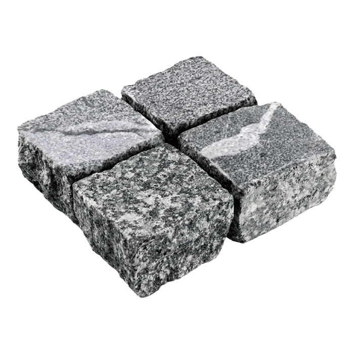 Гранитная брусчатка Snow Obsidian, Карандаш, 100x100 мм в Белгороде