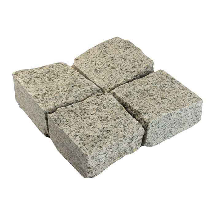 Гранитная брусчатка Мансуровская, Колотая, 100x100 мм в Белгороде