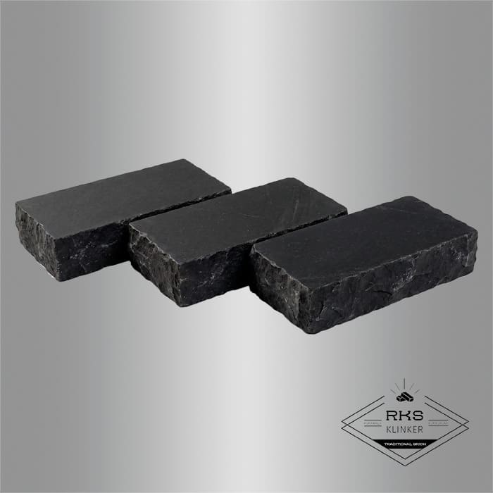 Брусчатка из известняка RKS Slate Belgian Black 200x100x40 мм в Белгороде