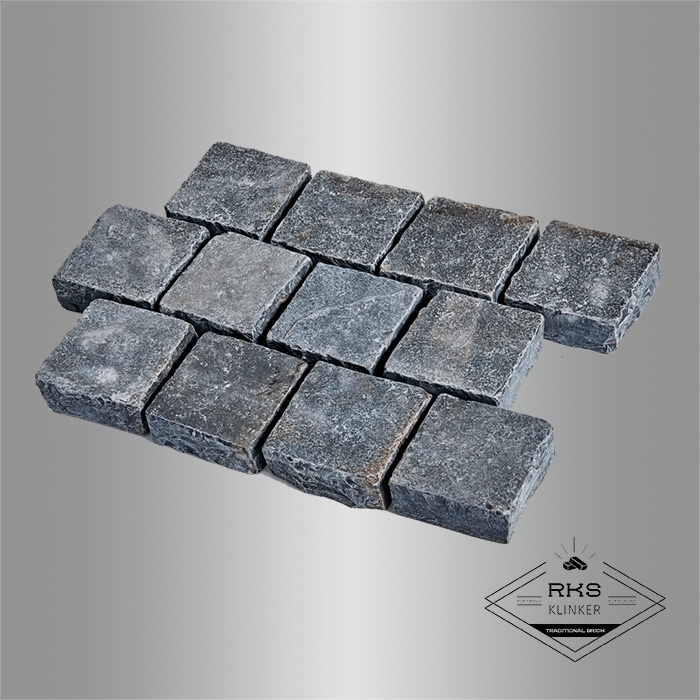 Брусчатка галтованная RKS Slate Belgian Black 200x100x40 мм в Белгороде