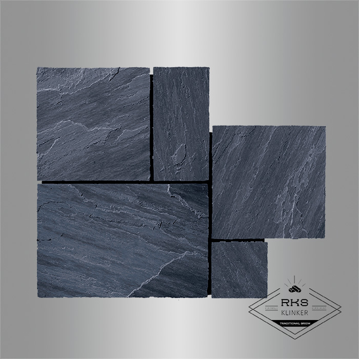 Мозаика из камня известняк RKS SLATE Belgian Black в Белгороде