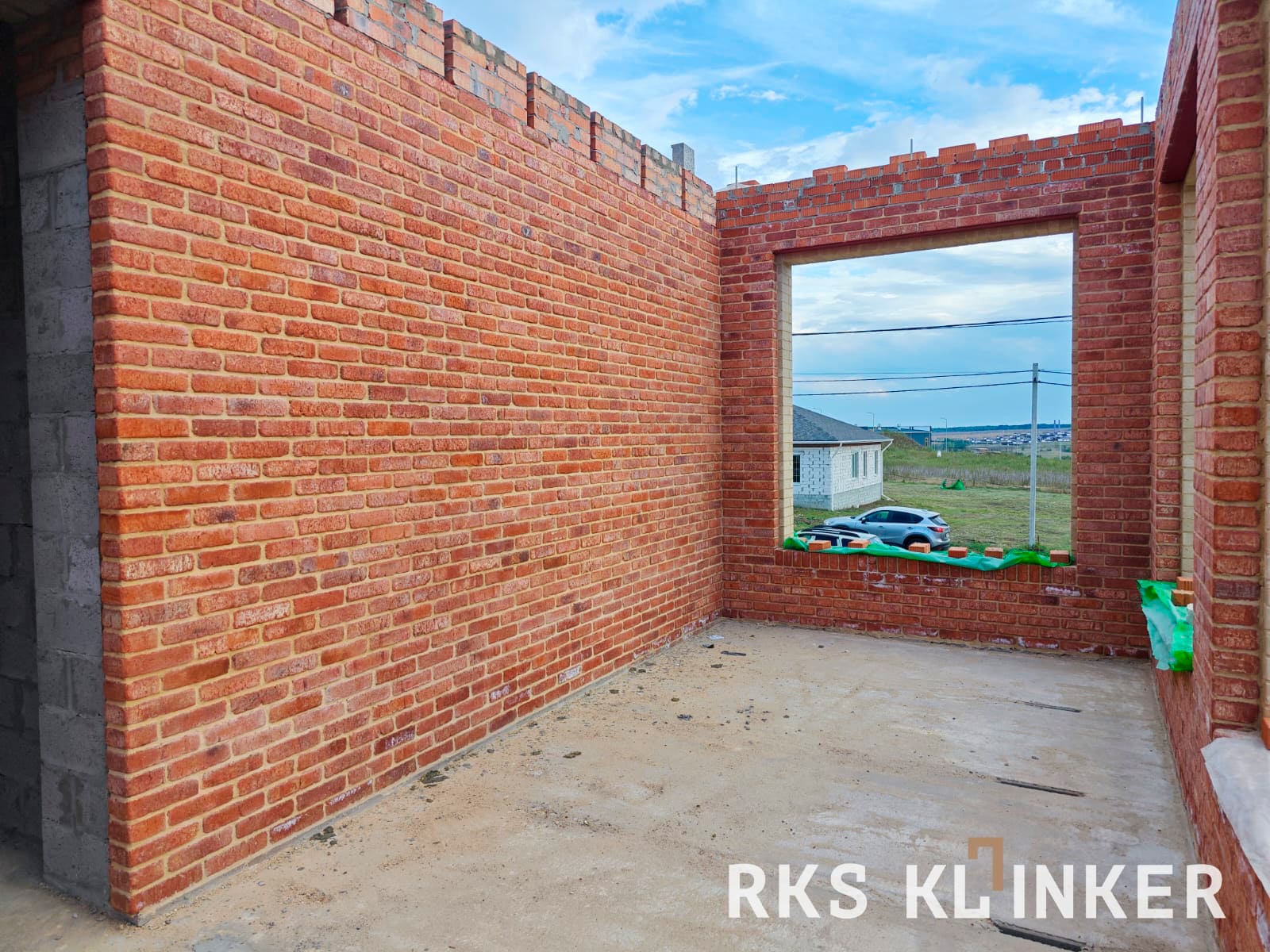 Отделка террасы состаренным кирпичом Temple Brick (Маркс) | RKS Klinker