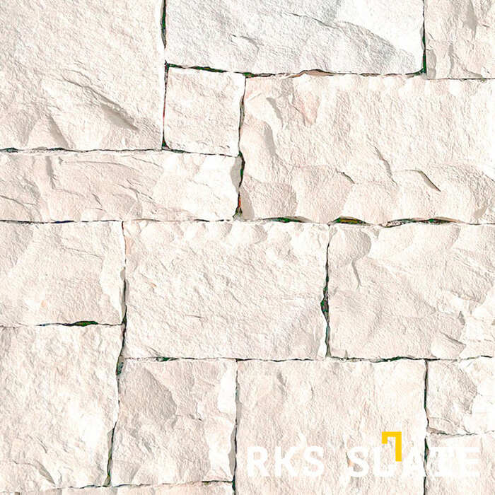 Фасадный облицовочный камень White Limestone Castle в Белгороде