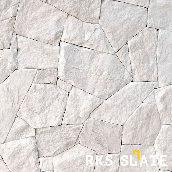 Фасадный облицовочный камень White Quartz Loose в Белгороде