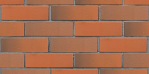 Кирпич печной радиальный полнотелый ЛСР красный флеш М-400, F-100 на сером шве