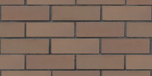 Кирпич облицовочный ЛСР, светло-коричневый флэш ультра, гладкий 1НФ на графитовом шве