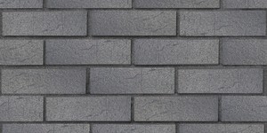 Клинкерный кирпич ЛСР Эльфюс серебристый, поверхность винтаж, 0,7 НФ на графитовом шве