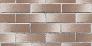 Клинкерный кирпич ЛСР Нарвик коричневый с белым, винтаж, 0,7 НФ на белом шве