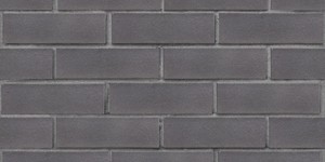 Клинкерный кирпич ЛСР Гётеборг графитовый, гладкий, 0,7 НФ на сером шве