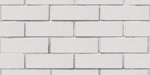 Клинкерный кирпич ЛСР Вернамо белый, поверхность винтаж, 0,7 НФ на белом шве