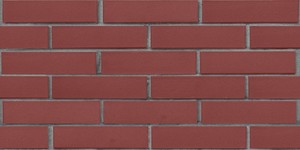 Кирпич облицовочный ЛСР, Винный, Гладкий, 1НФ на сером шве